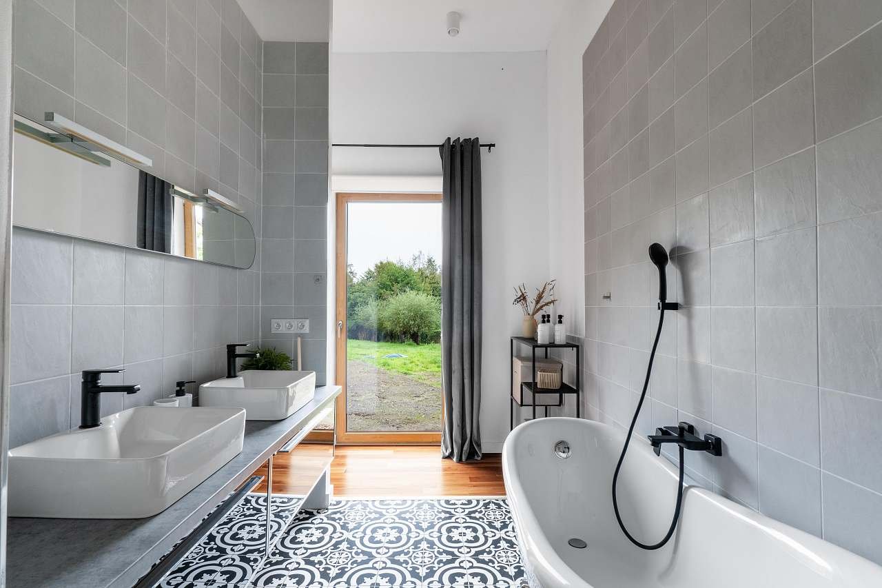 Designová koupelna s vanou